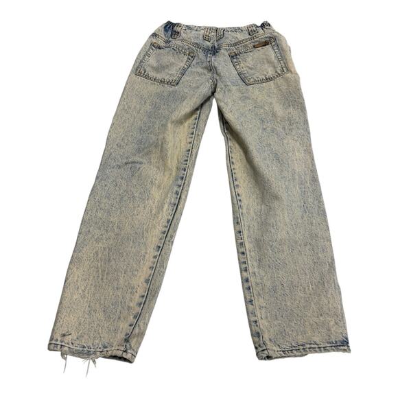 Vintage Women's 10 Short P.S. Gitano Stonewash Elastic Waist Tapered Jeans - Picture 11 of 12